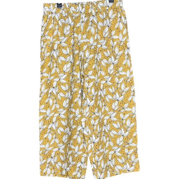 Rachel Zoe 100% Linen Wide Leg Pants Pull On Floral Size XL - Picture 3 of 6